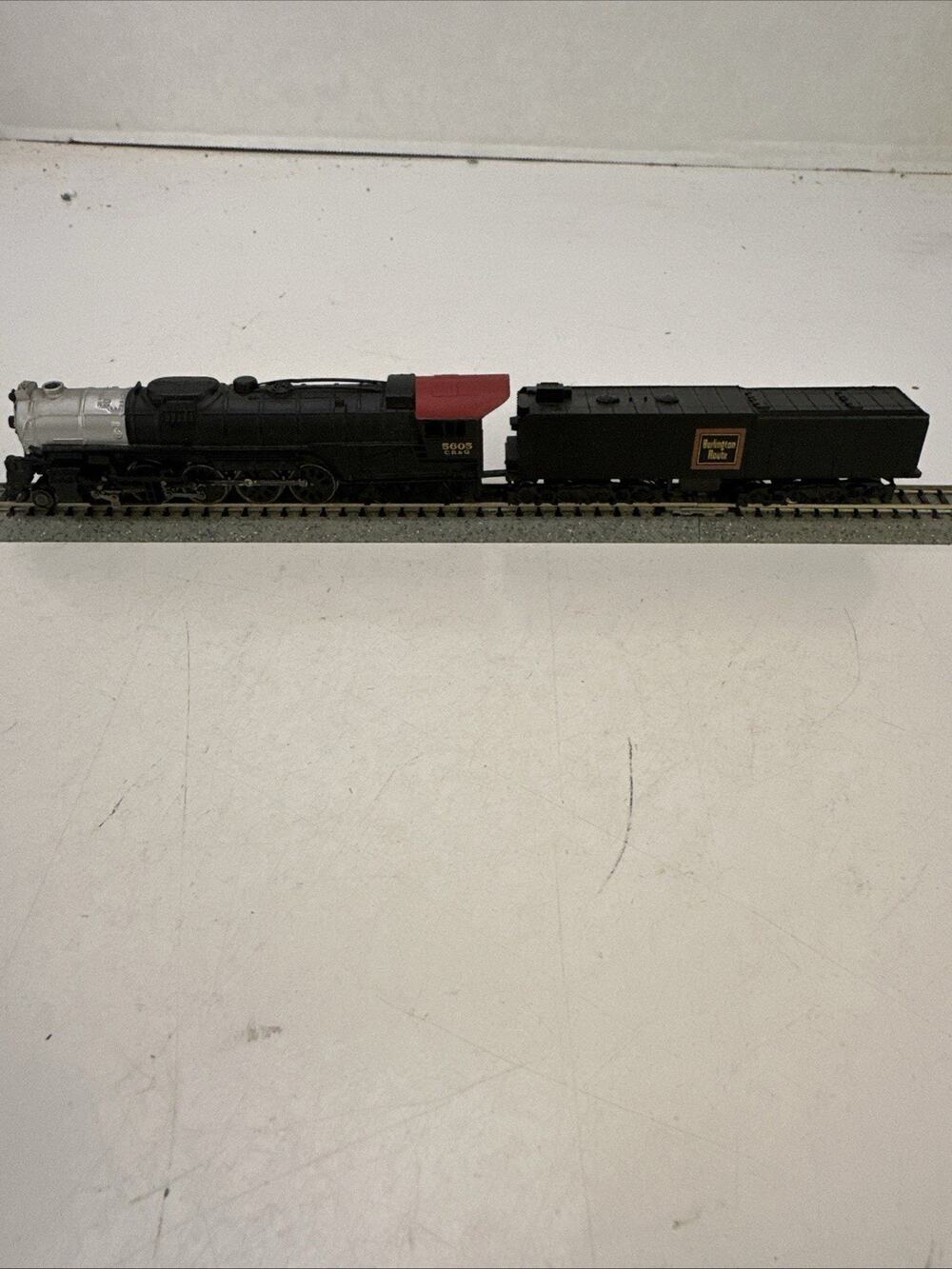 N Scale Bachmann 4-8-4 Steam Locomotive Burlington Route CB&Q #5605 DC